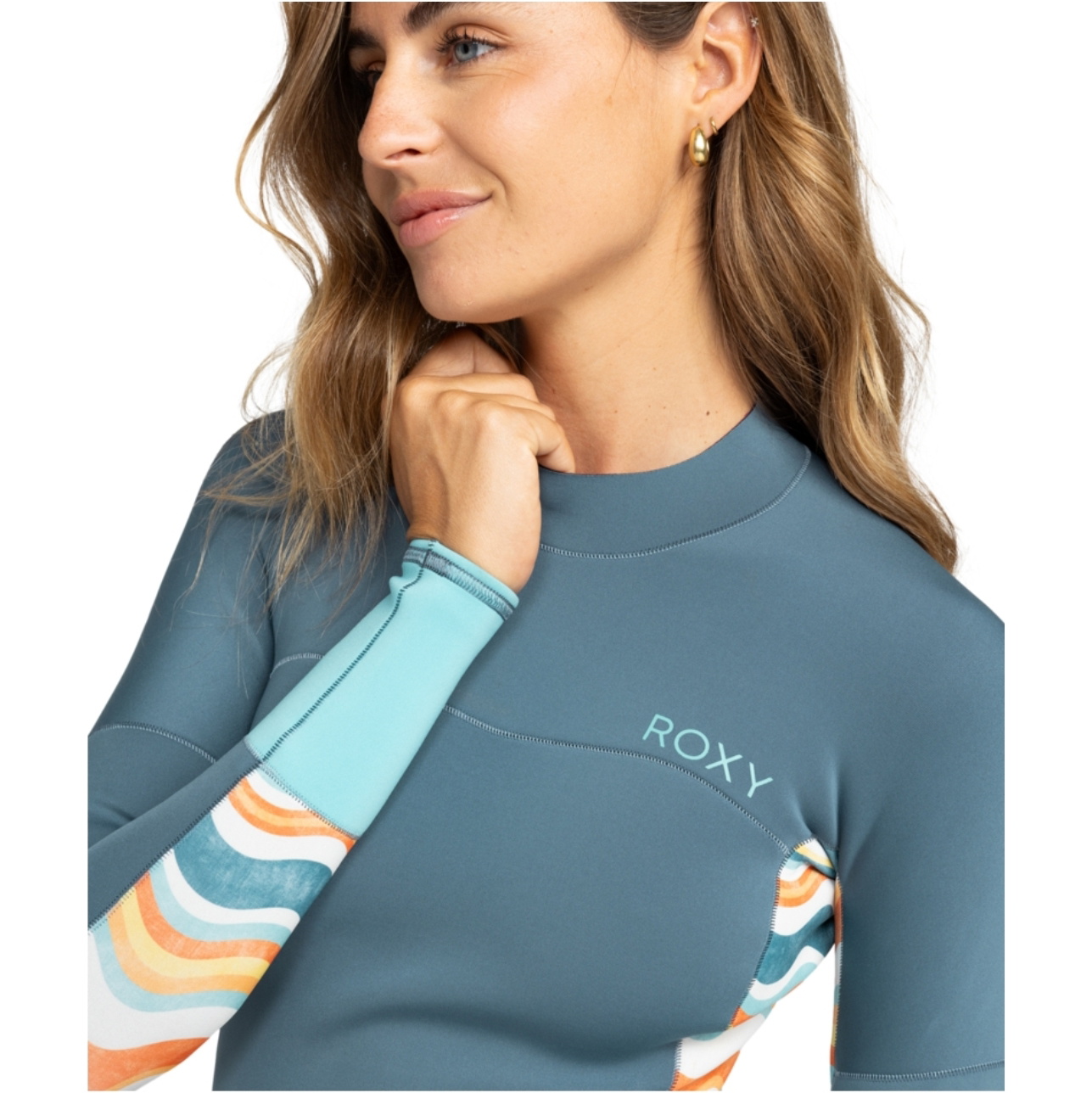 2025 Roxy Womens Swell Series 1mm Wetsuit Jacket ERJW803026 - Starglazer